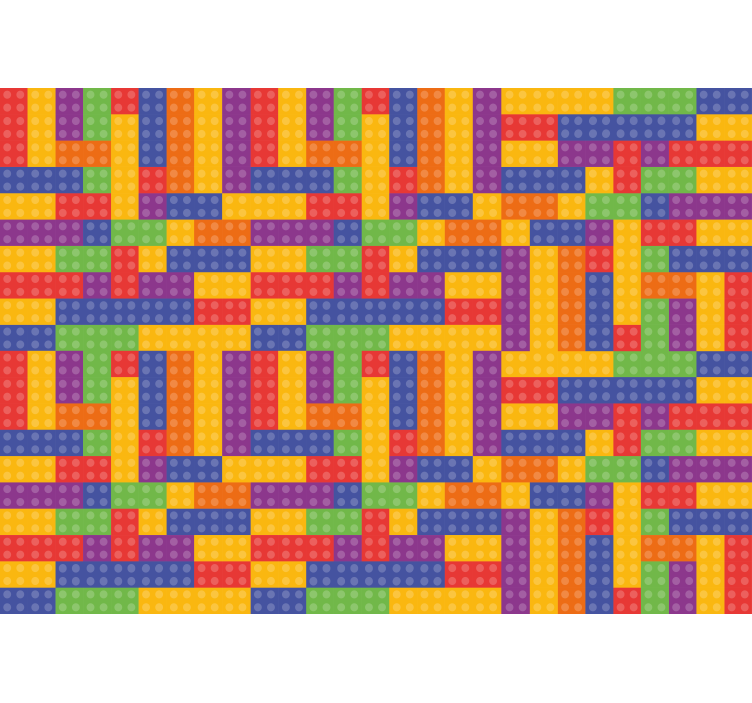 Mural de texturas patrón de bloques de colores - TenVinilo