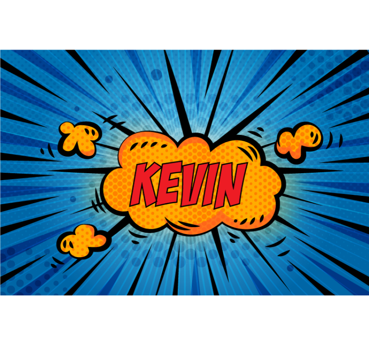 Mural de frases explosión tipográfica dinámica - TenVinilo