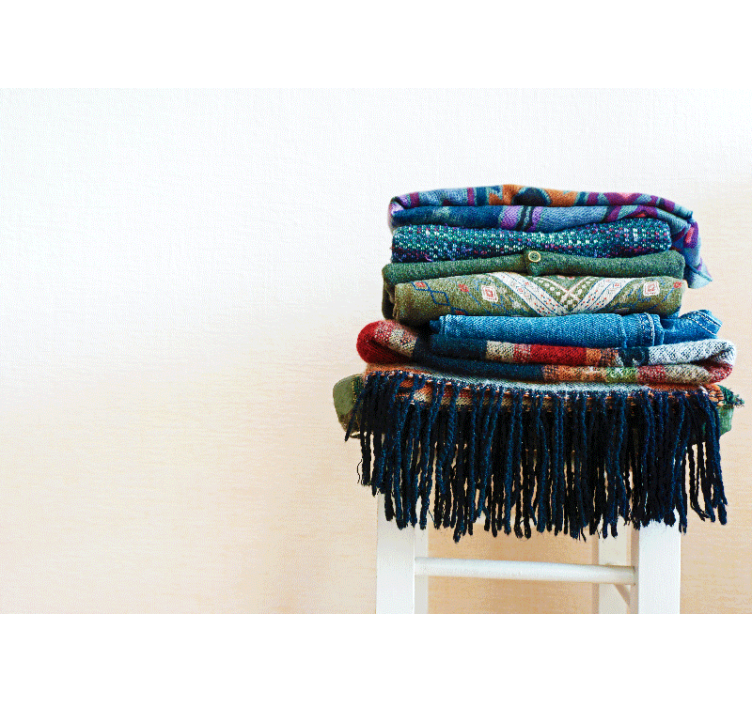 Fotomural baño Lavandería ropa lavada - TenVinilo