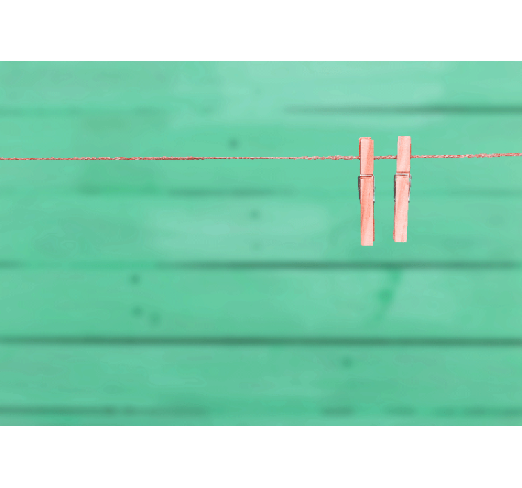 Mural de texturas pinzas de ropa en línea - TenVinilo