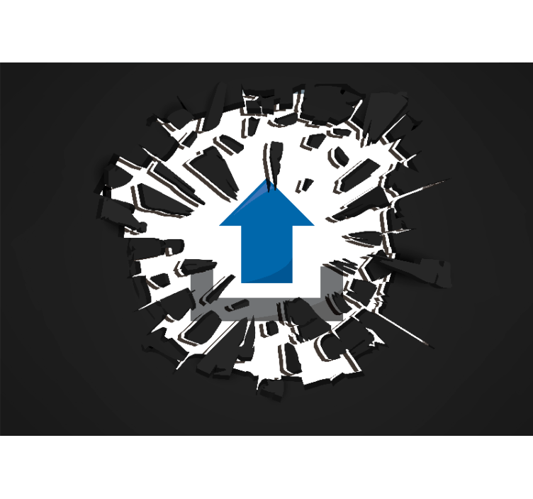 Fotomural 3d vista rompedora - TenVinilo