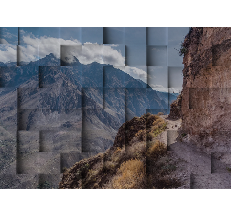 Fotomural naturaleza Montañas cañón del colca - TenVinilo