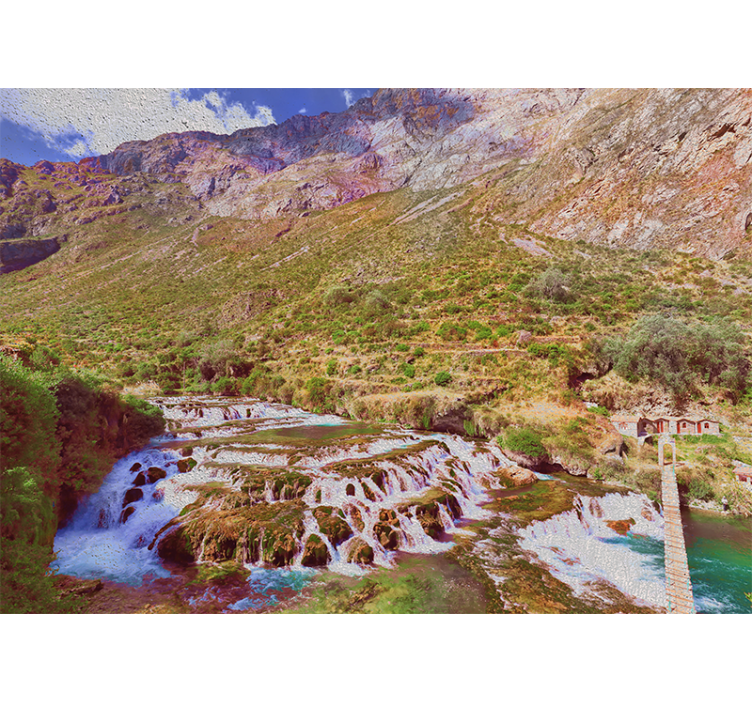 Fotomural naturaleza Cascadas de huancaya - TenVinilo