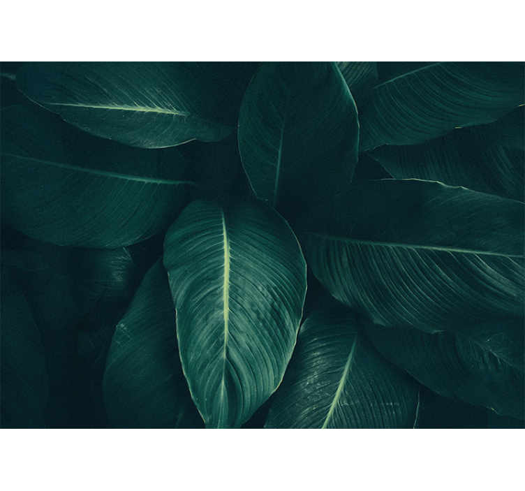 Mural de naturaleza textura frondosa y exuberante - TenVinilo