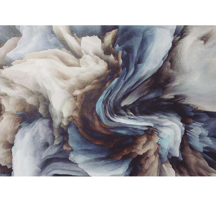 Mural abstracto patrones de textura en espiral - TenVinilo