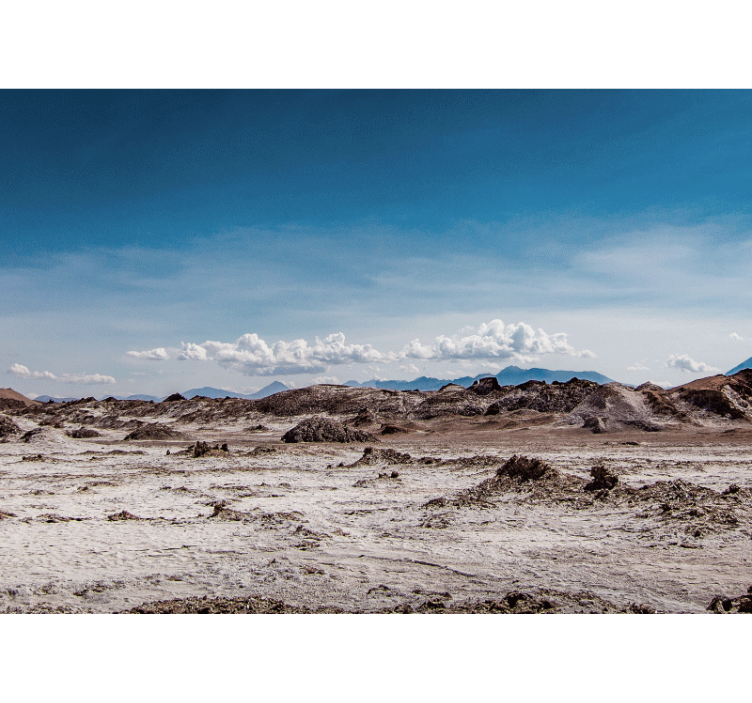 Mural de montañas terreno de deslizamientos - TenVinilo