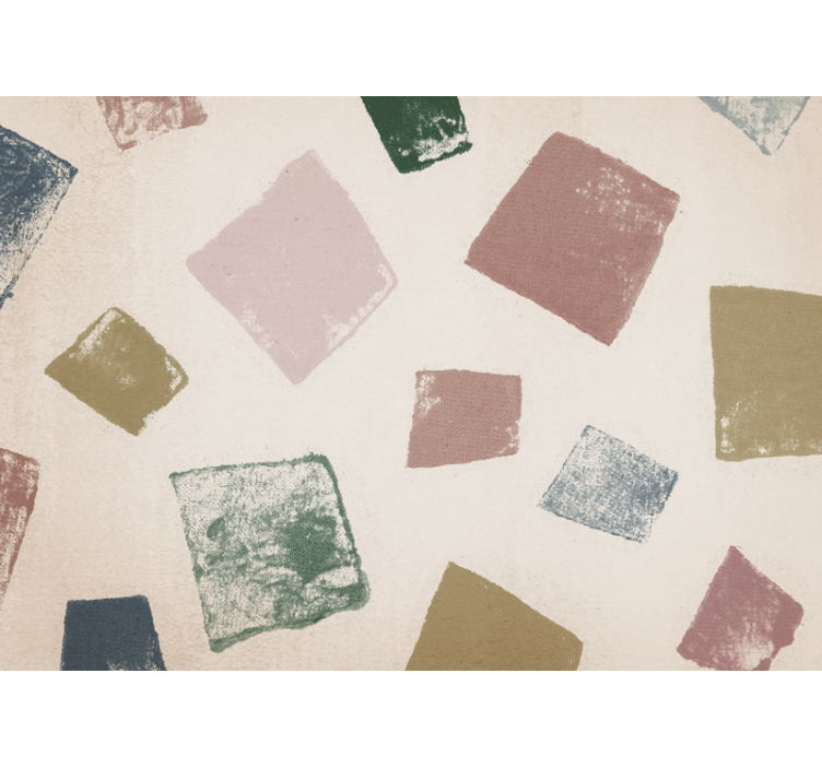 Mural de textura bloques de color geométricos - TenVinilo