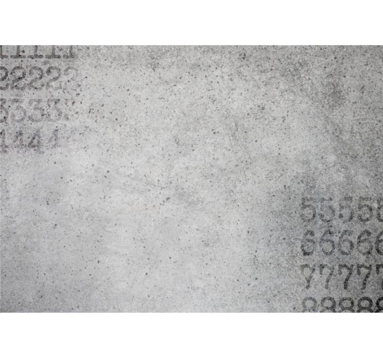 Mural efecto piedra fondo con dibujos de hormigón - TenVinilo