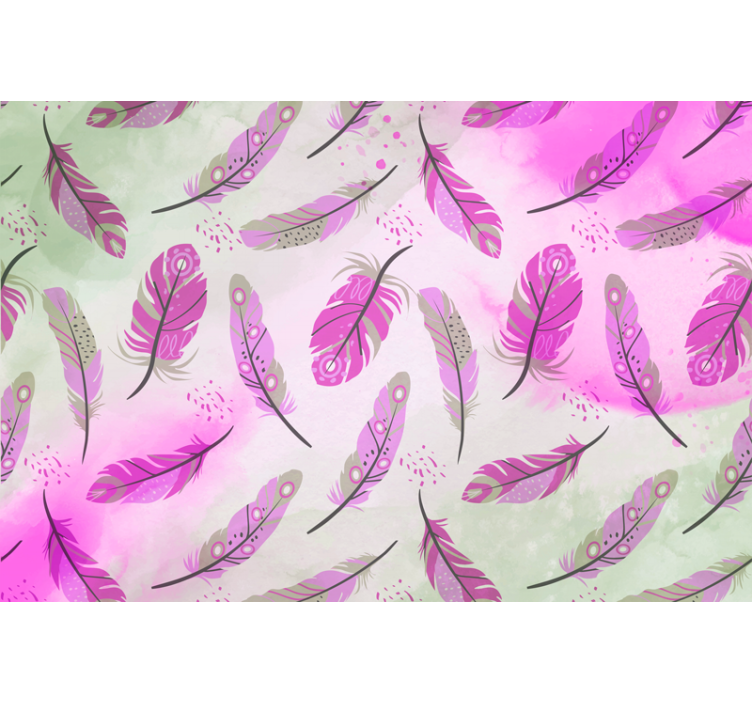 Fotomural zen Plumas bohemias - TenVinilo