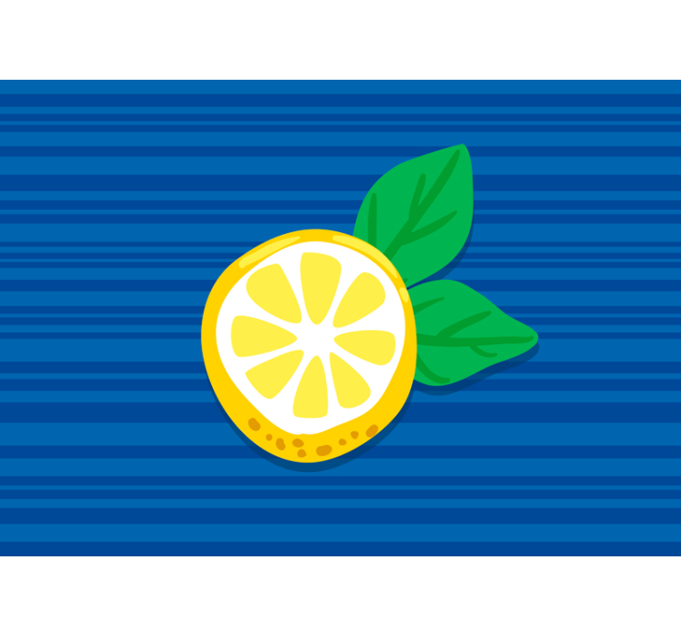 Fotomural cocina rodaja de limón - TenVinilo