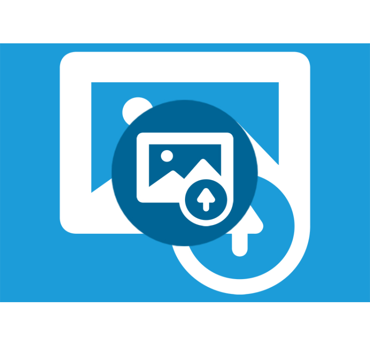 Fotomural personalizable Estadio personalizable y escudo de fútbo - TenVinilo