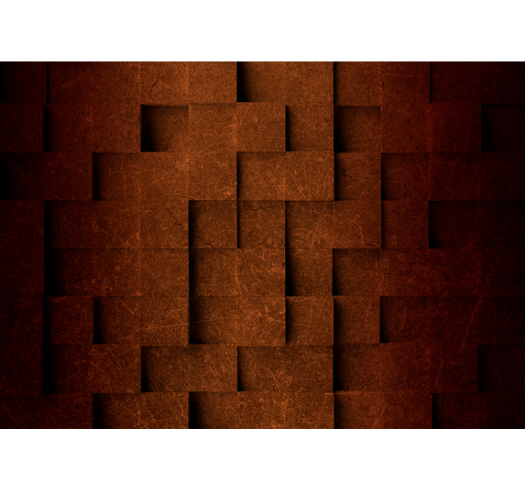 Mural de texturas patrón de cuadrados superpuestos - TenVinilo