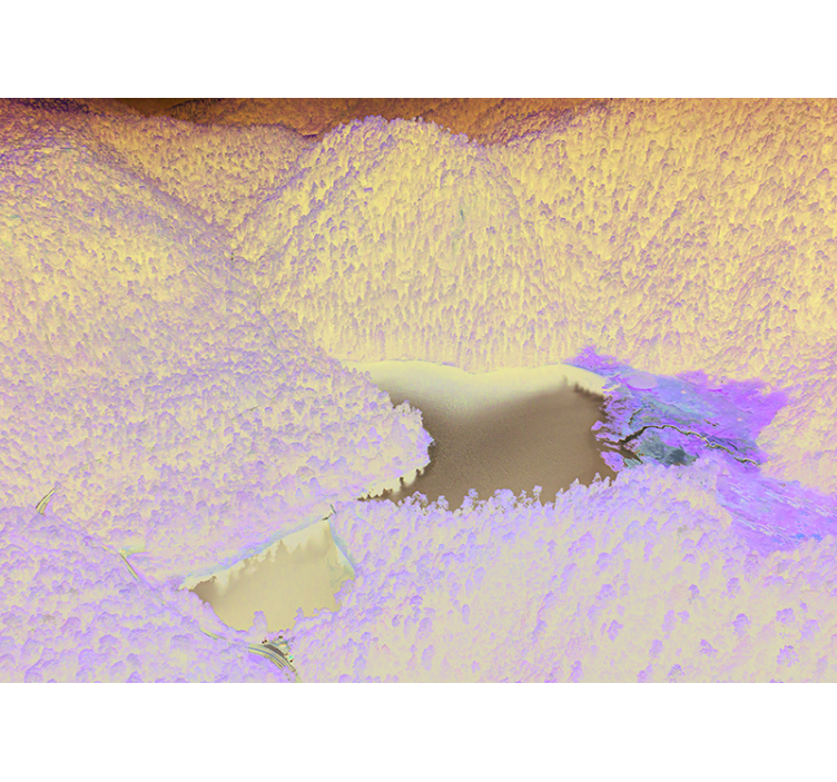 Mural de paisajes serenidad del lago de montaña - TenVinilo