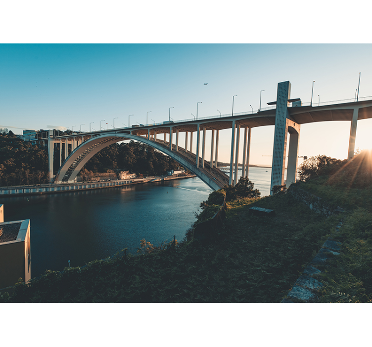 Fotomural ciudad Ponte da arrábida - TenVinilo