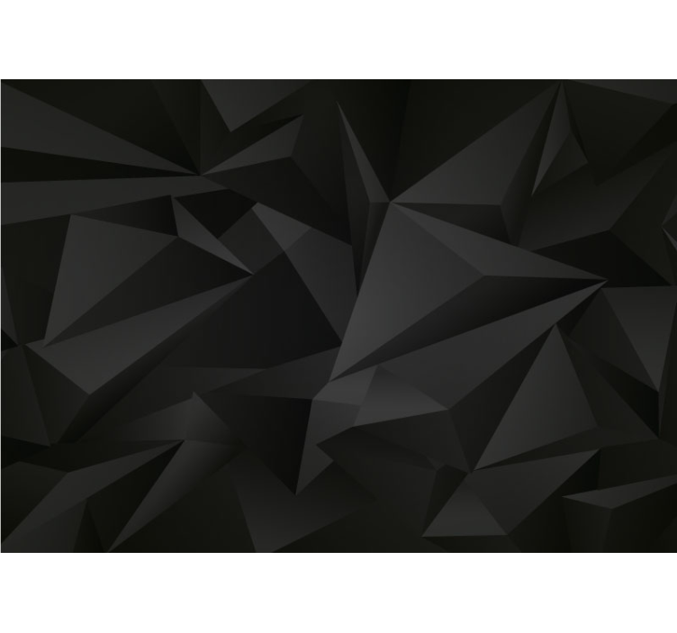 Mural abstracto disposición geométrica - TenVinilo