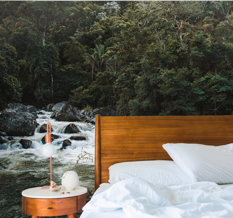 Fotomural de arboles Bosque de la naturaleza 3d - TenVinilo