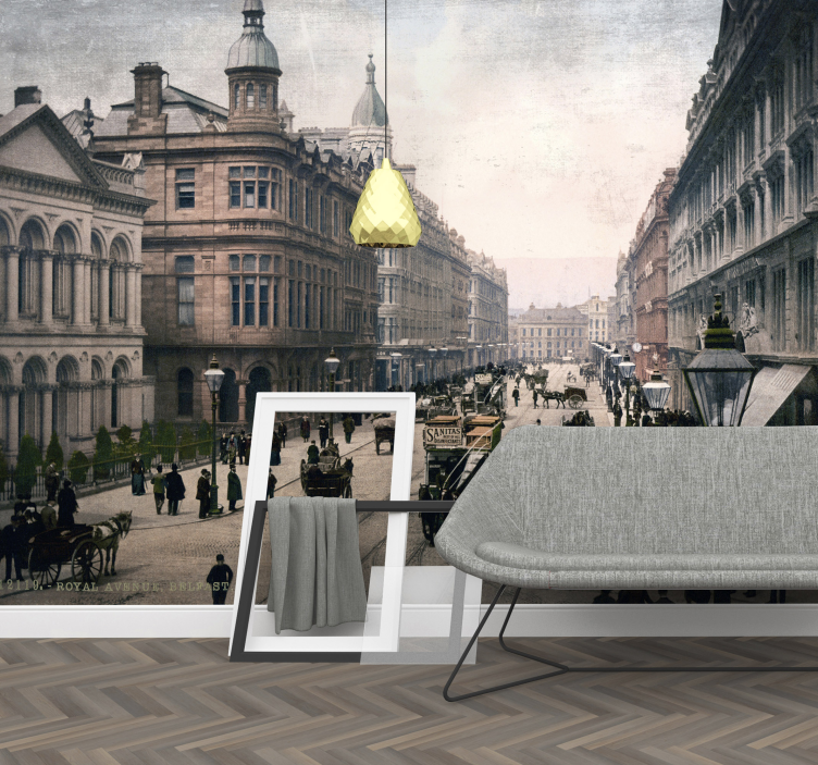 Fotomural ciudad de Belfast - TenVinilo