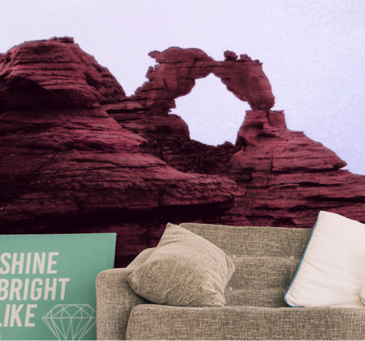 Fotomural desierto Fotografía estética de piedra arenisca - TenVinilo