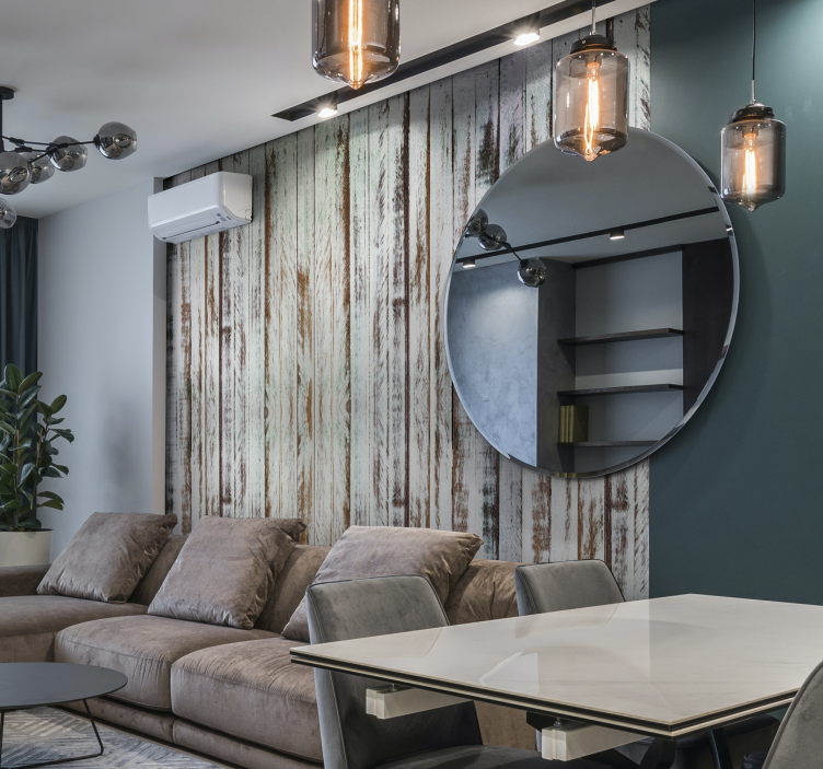 Fotomural madera Pelar madera - TenVinilo