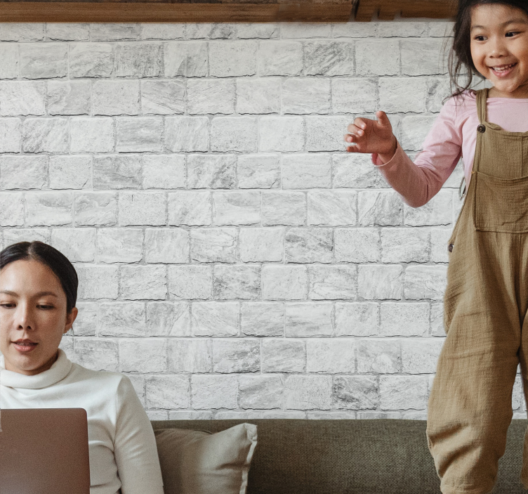 Fotomural imitación ladrillo color blanco - TenVinilo