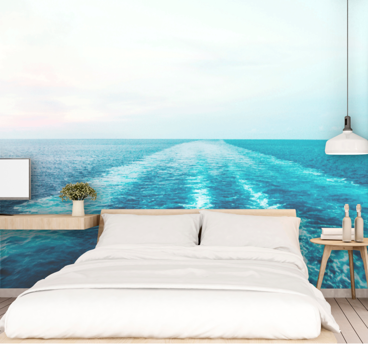 Fotomural habitación matrimonio Hermosa agua de mar clara - TenVinilo