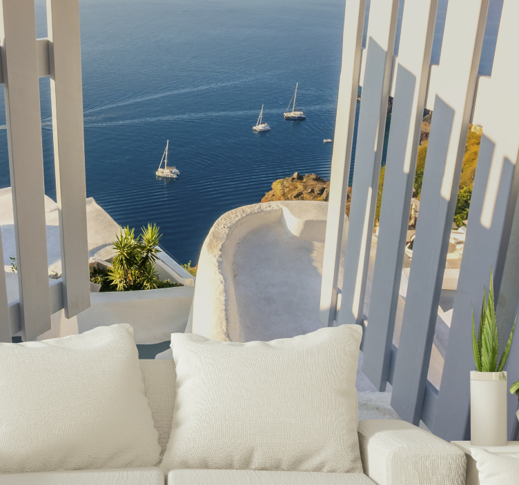 Fotomural mar Entrada a la playa - TenVinilo