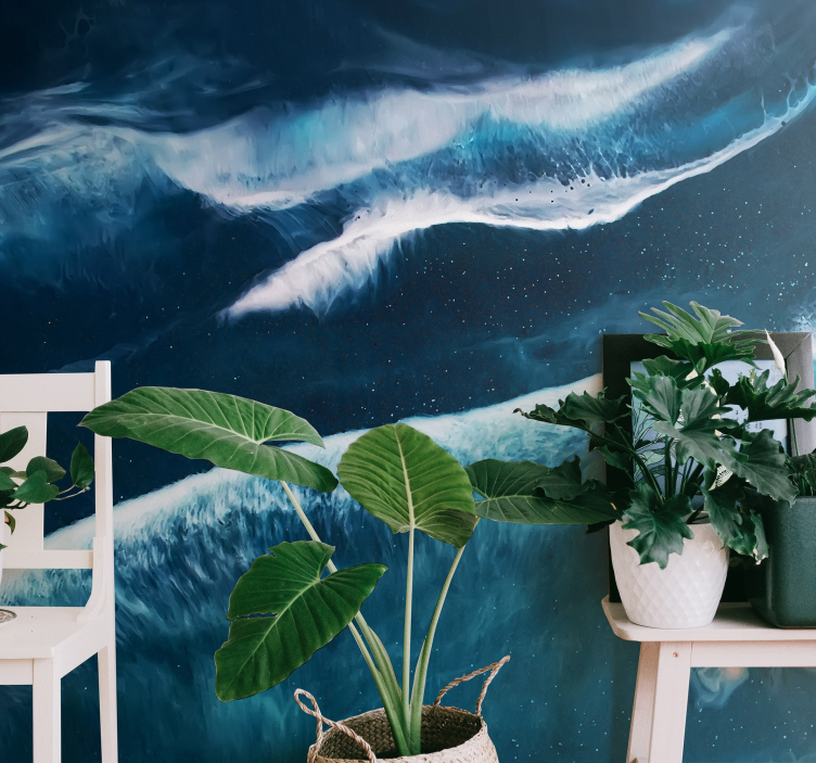 Mural de mar serenidad de las olas del océano - TenVinilo