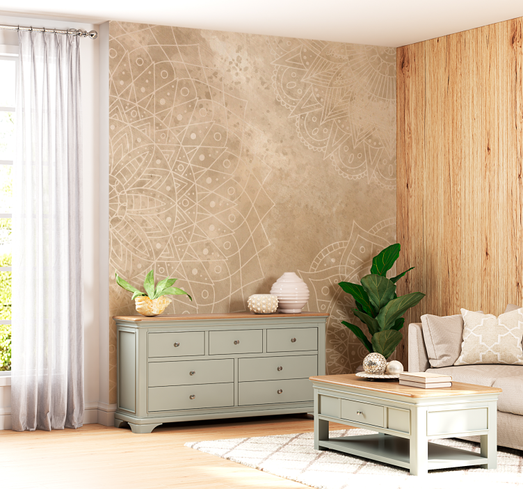 Fotomural salón mandalas vintage - TenVinilo