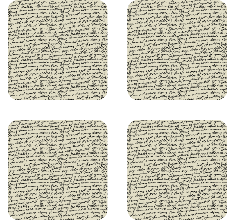 Posavasos vintage Cartas viejas - TenVinilo