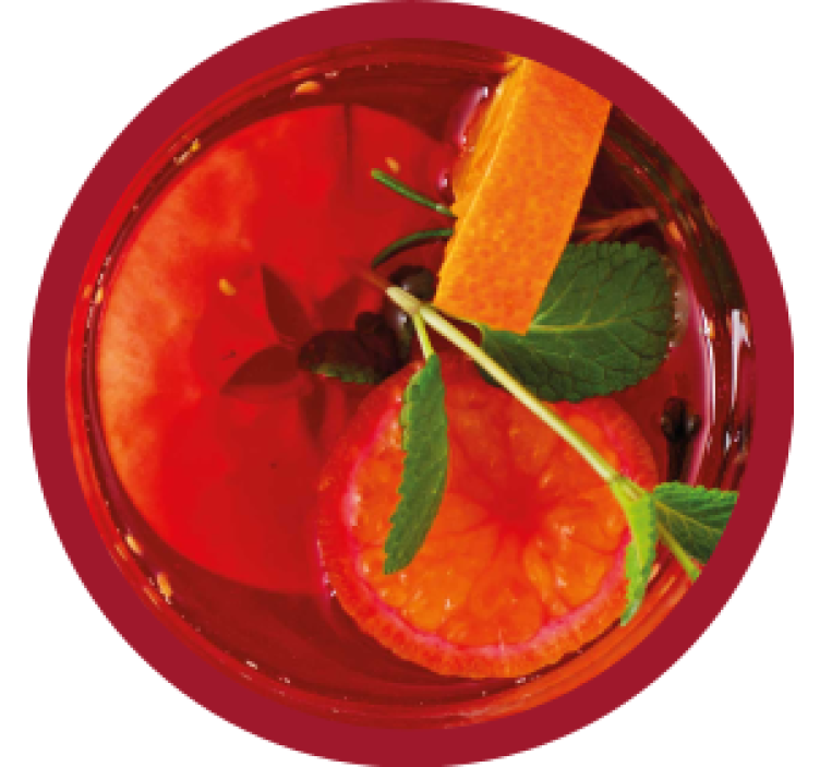 Posavasos cerveza bebida frutal cítrica - TenVinilo