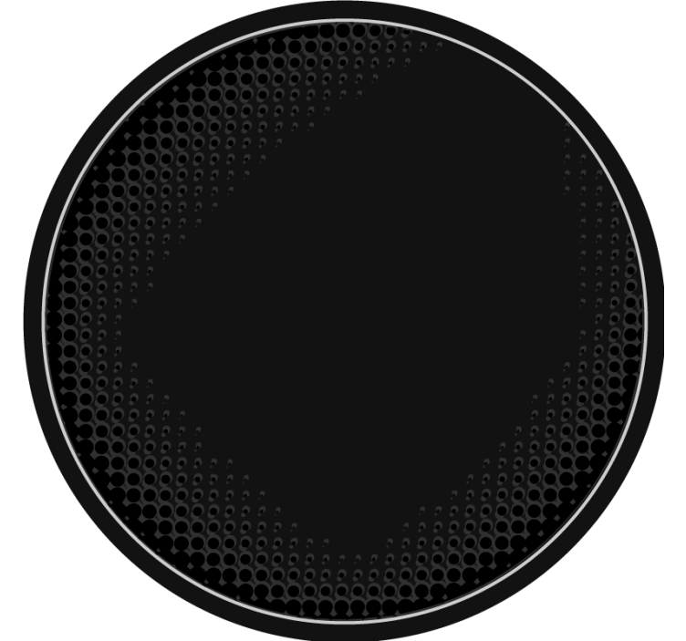 Posavasos vintage Negro con marco - TenVinilo