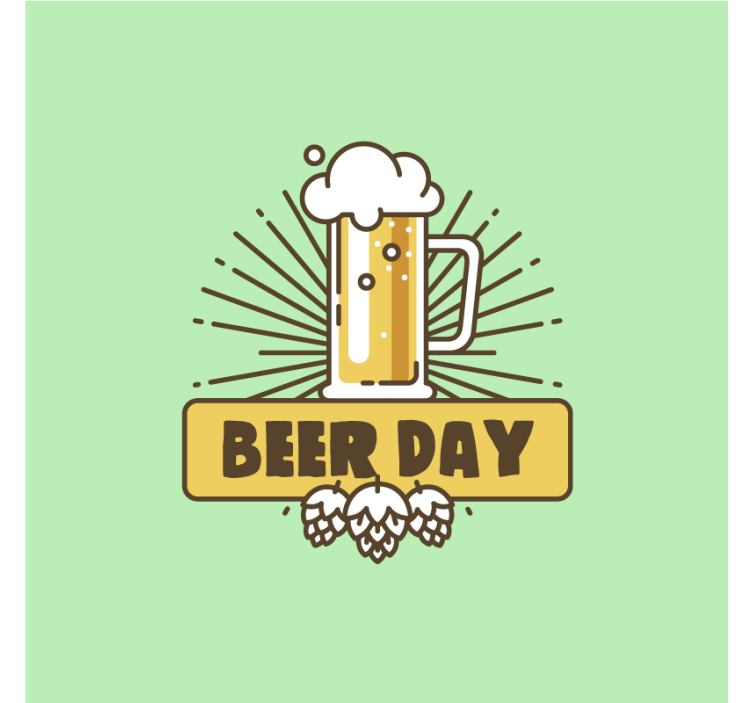 Posavasos cerveza celebración de jarras de cerveza - TenVinilo