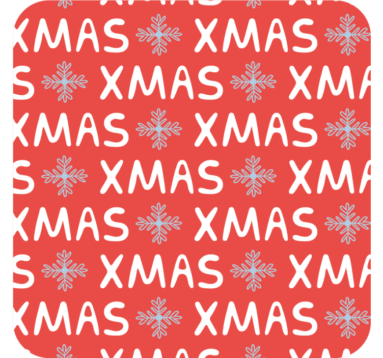 Posavasos navideño con diseño festivo navideño - TenVinilo