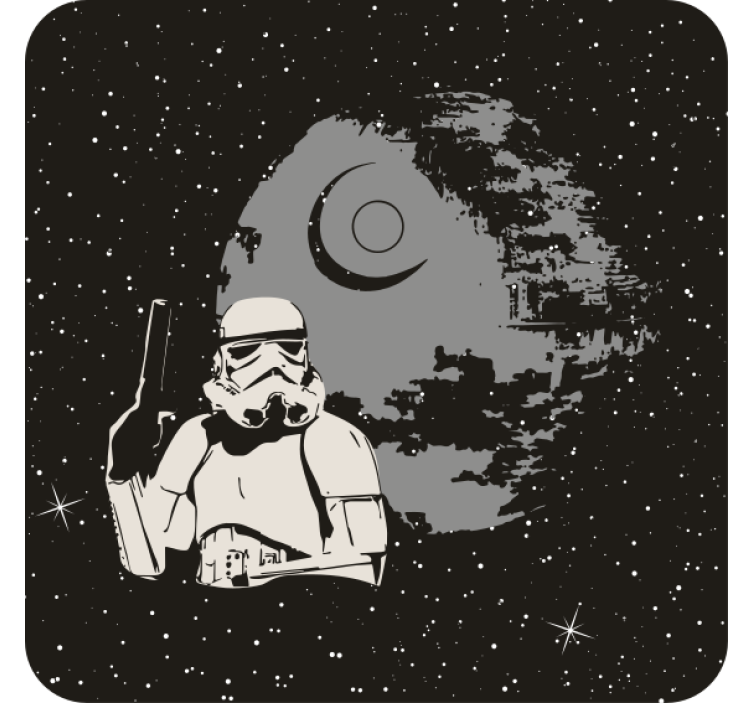 Patrón típico de whitetrooper más posavasos - TenVinilo