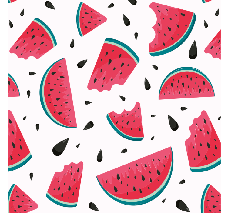Posavasos moderno Patrón de sandía fresca - TenVinilo