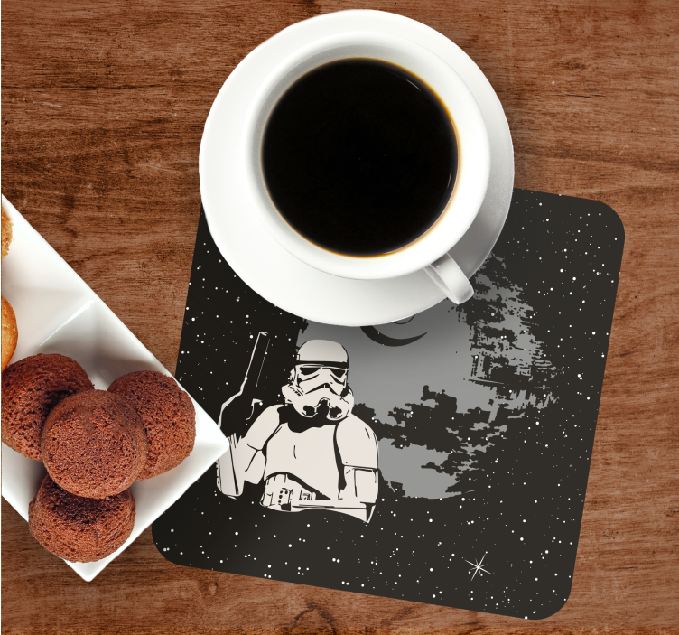 Patrón típico de whitetrooper más posavasos - TenVinilo