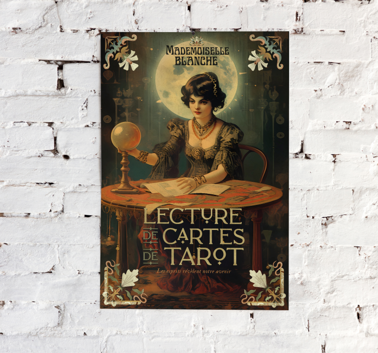Poster vintage lecturas de tarot - TenVinilo