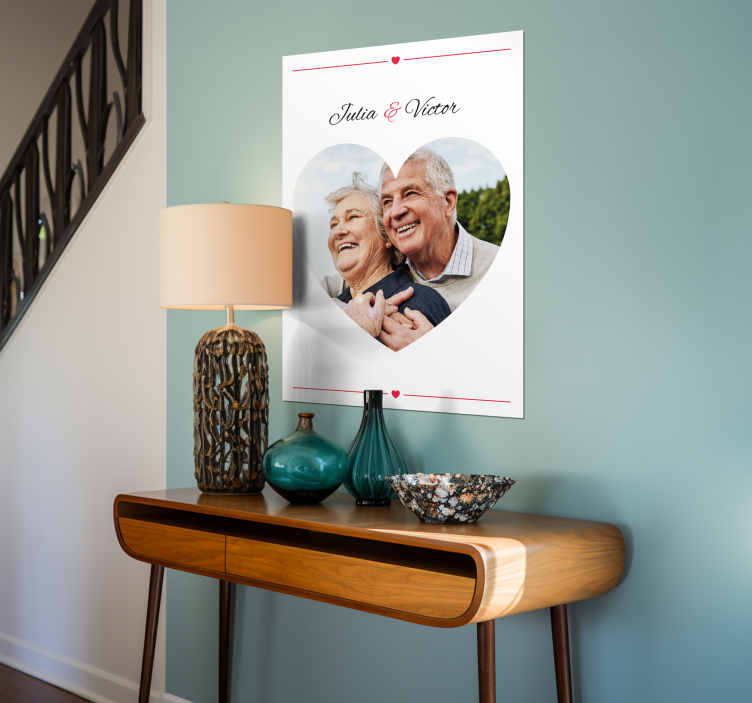 Poster personalizable abuelos - TenVinilo