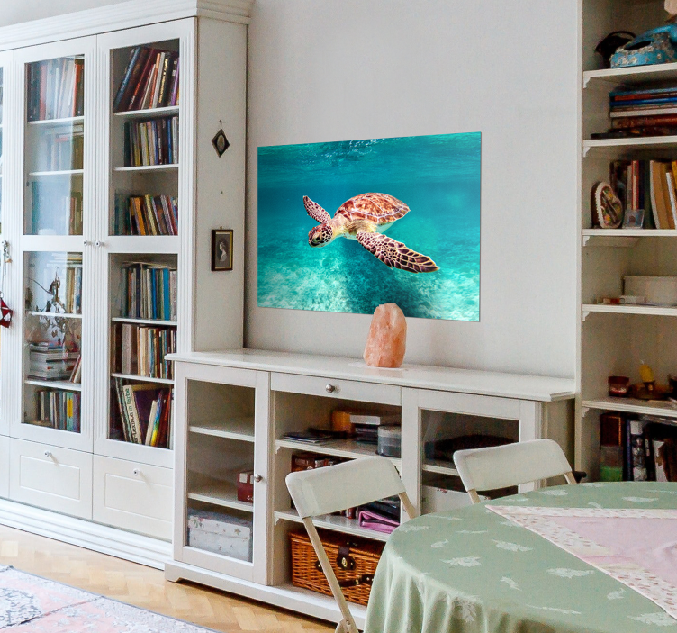 Poster animales tortuga marina - TenVinilo