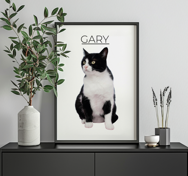 Poster animales minimalista personalizado - TenVinilo