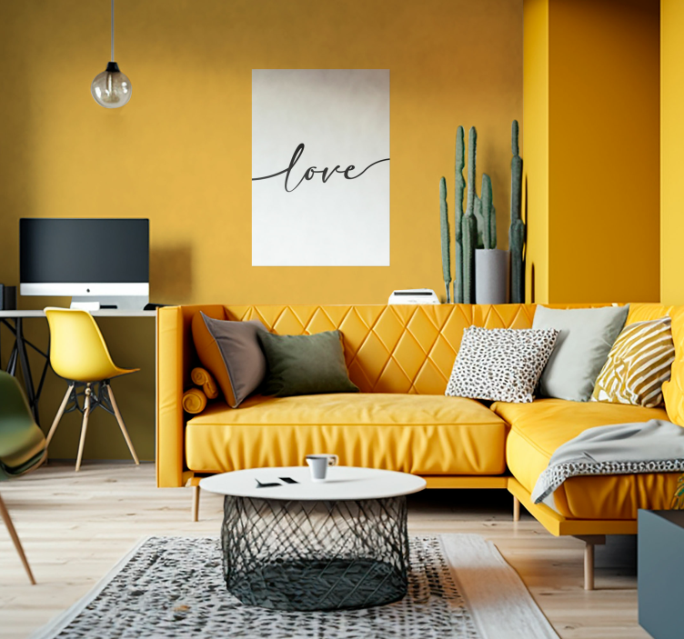 Poster con frases amorAmor - TenVinilo