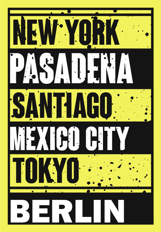 Poster con frases sobre ciudades - TenVinilo