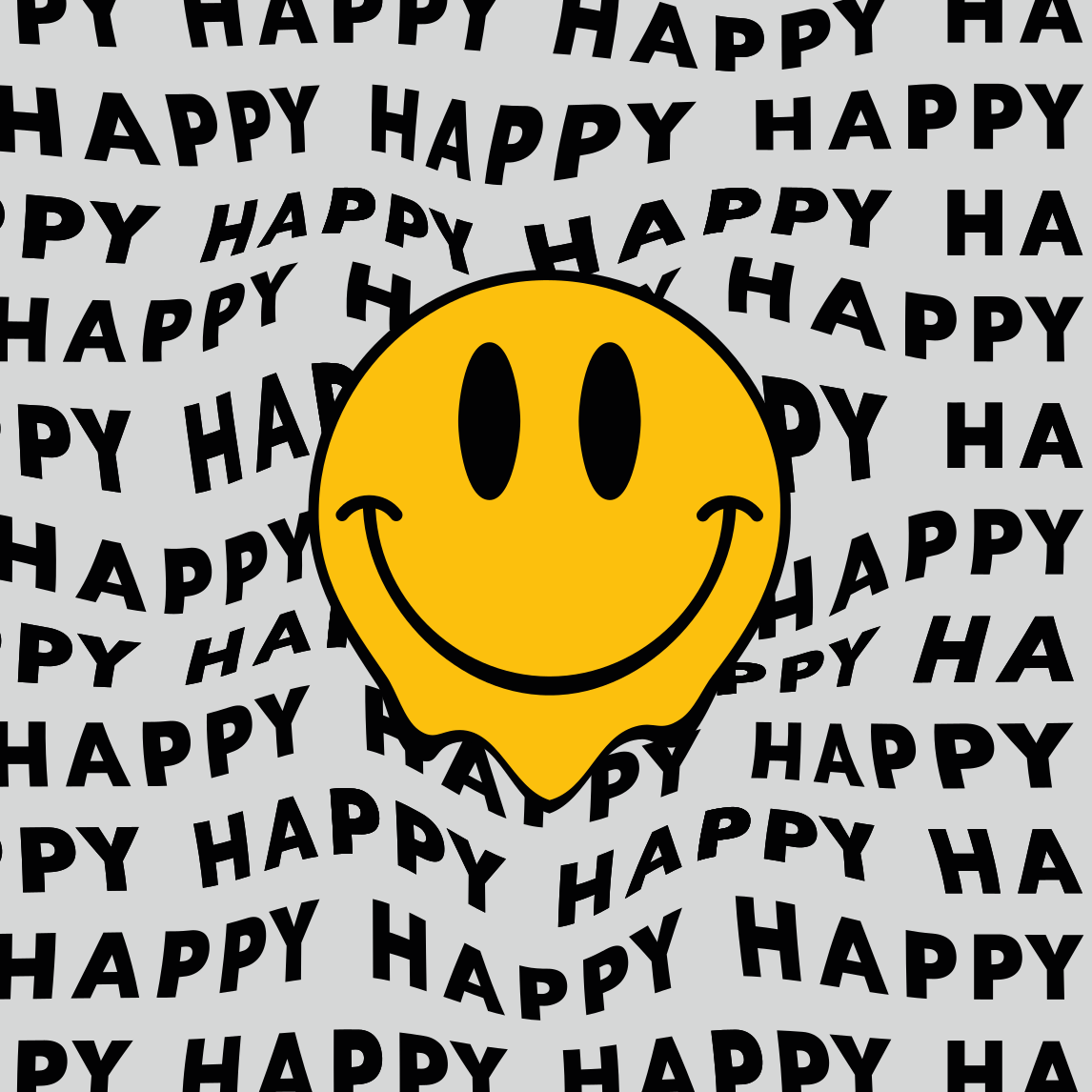 Poster habitación juvenil emoji sonriente - TenVinilo