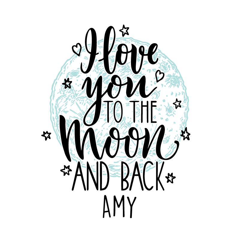 Poster de eventos te amo luna - TenVinilo