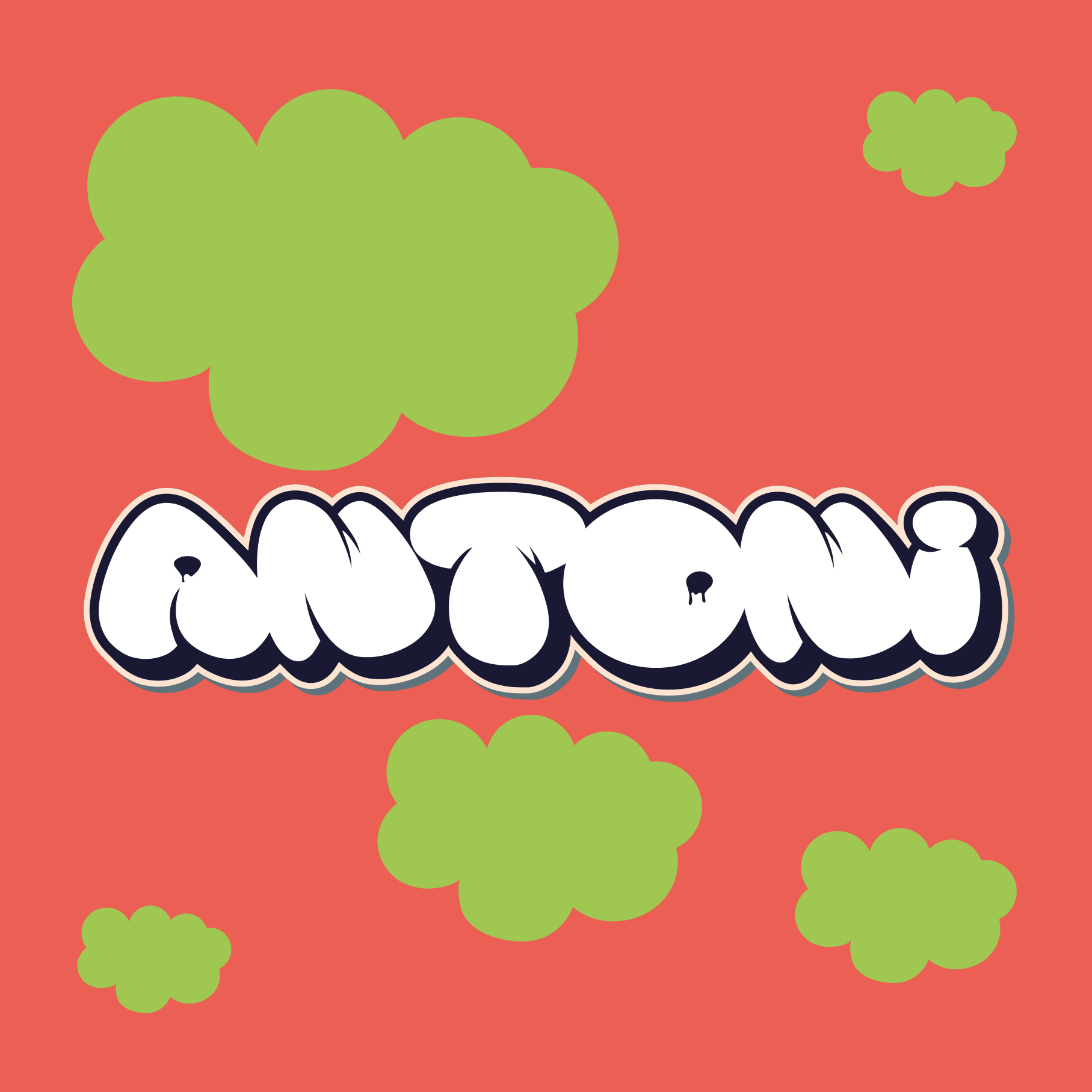 Poster personalizable estilo de letras divertido - TenVinilo
