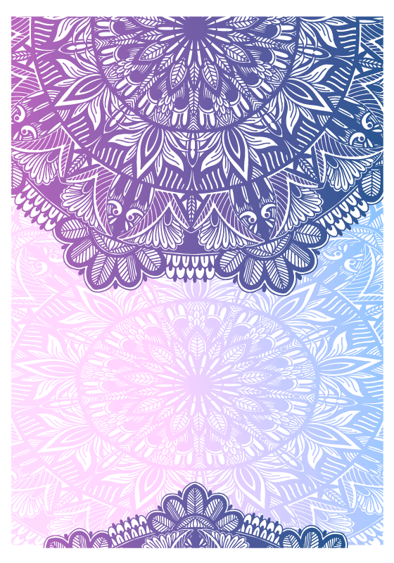 Poster zen mandala espiritual - TenVinilo