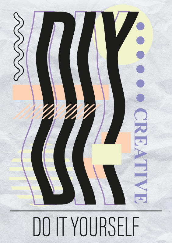 Hágalo usted mismo diseño de carteles - TenVinilo