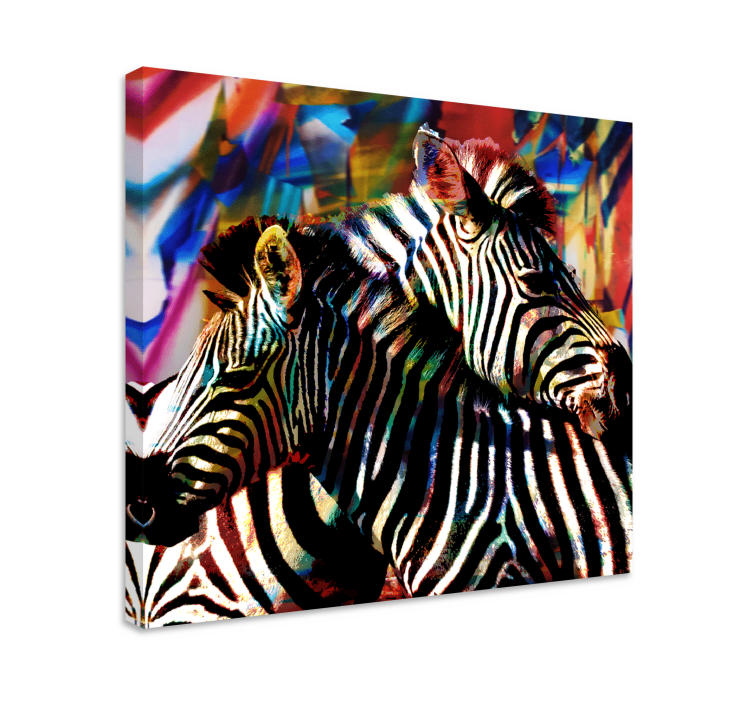 Cuadro animales Multicolor par de semanas - TenVinilo