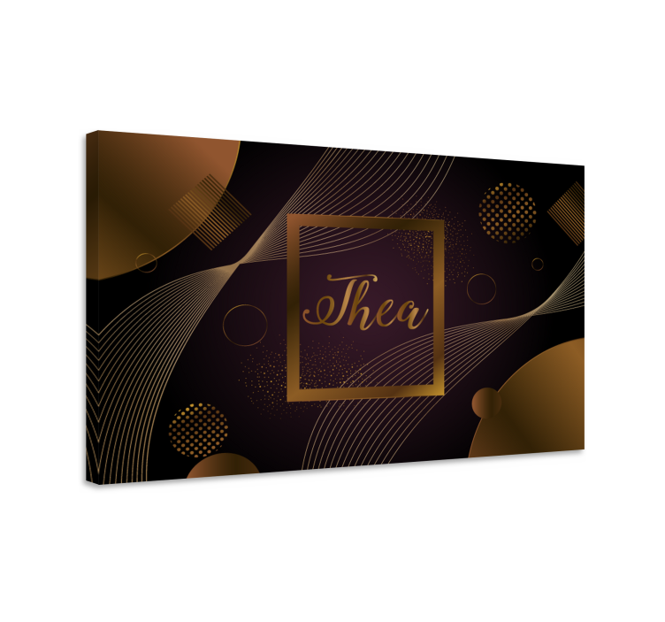 Cuadro personalizable Formas elegantes - TenVinilo