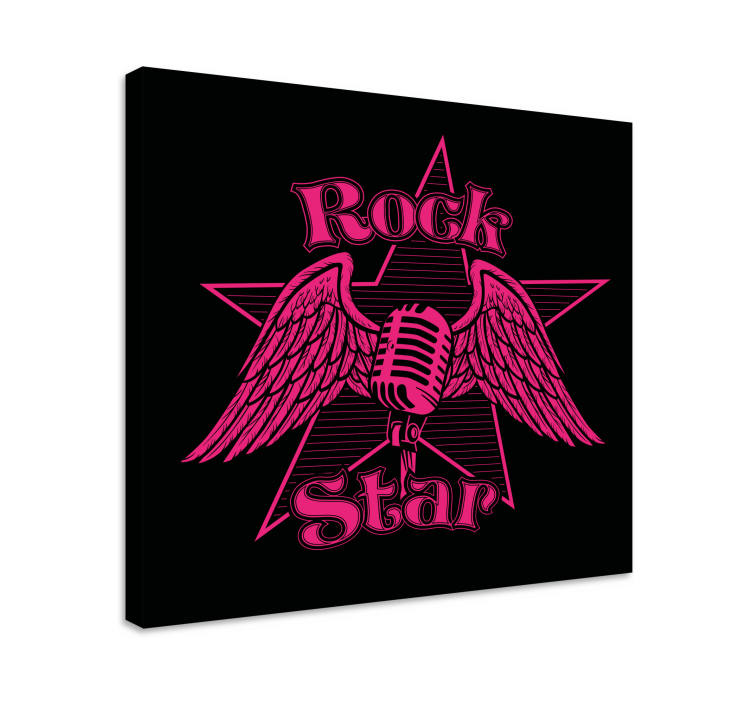Cuadro musical alas de rock star - TenVinilo